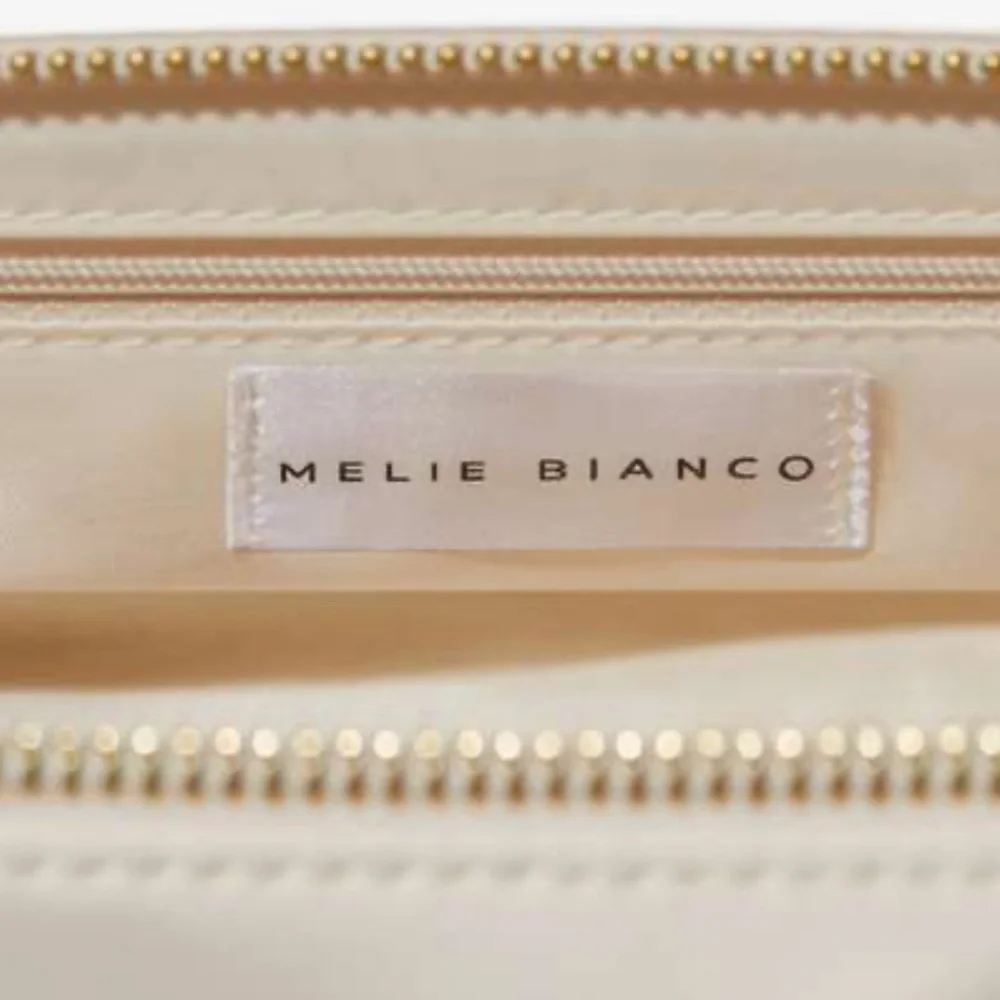 MELIE BIANCO Alexandra Vegan Top Handle Bag In Cream - Picture 13 of 16